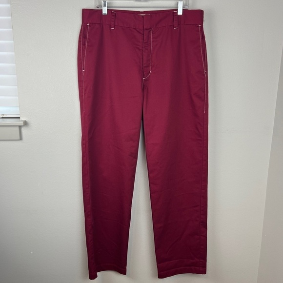 Metalwood Studio Contrast Stitch Chino Pants - Picture 2 of 7